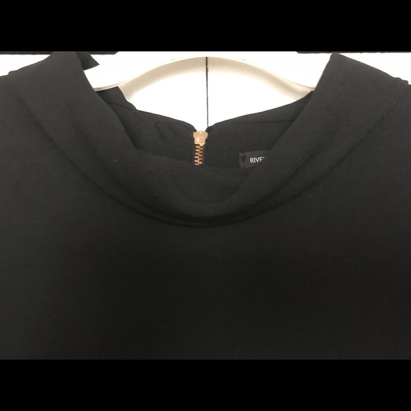 River Island Dress🌹Cowl Neck & Gold Tone Zipper - Picture 4 of 9